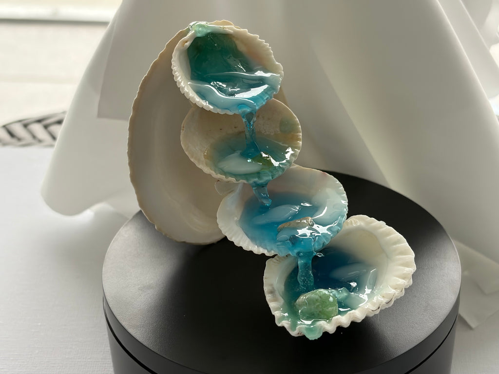 Ocean Cascade Seashell Fountain