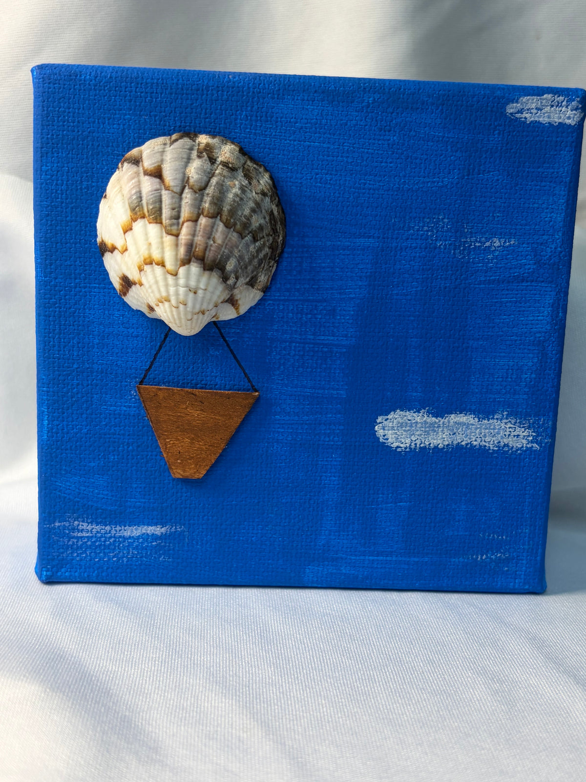 Seashell Hot Air Balloon Canvas