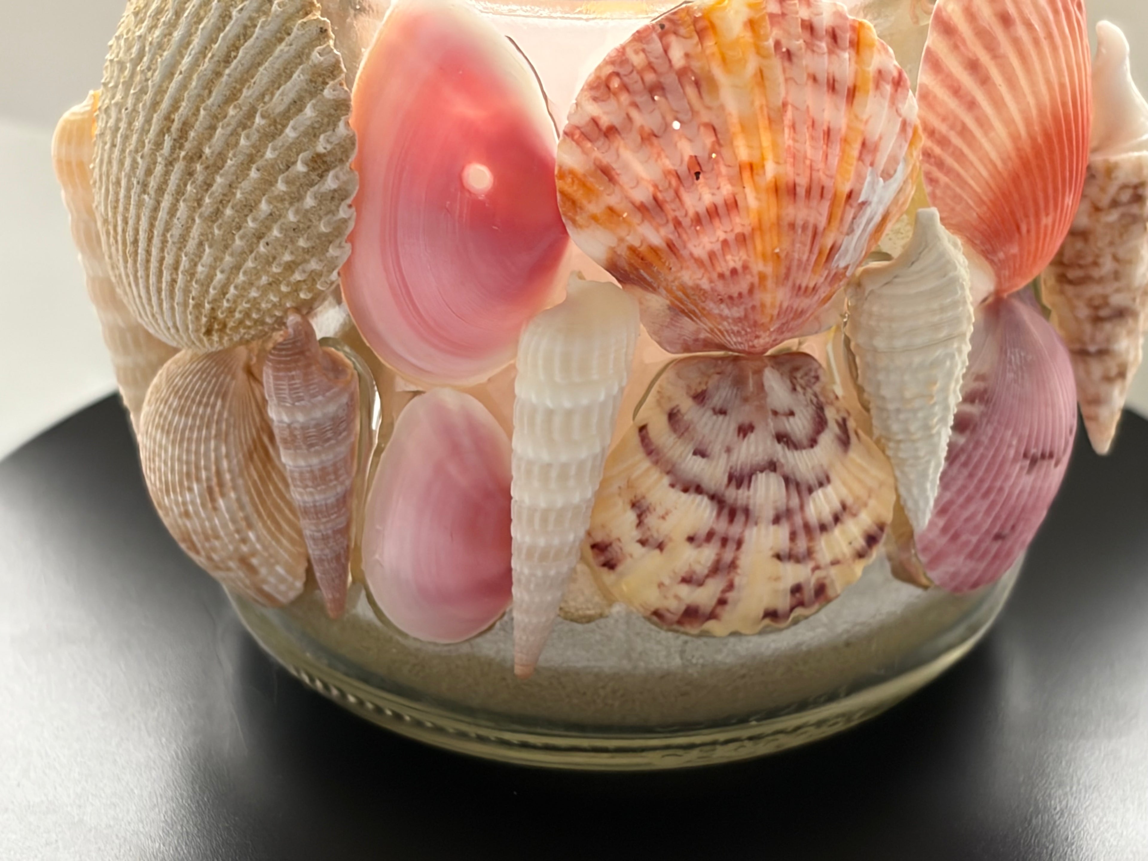 Seaside Glow Seashell Candle Holder