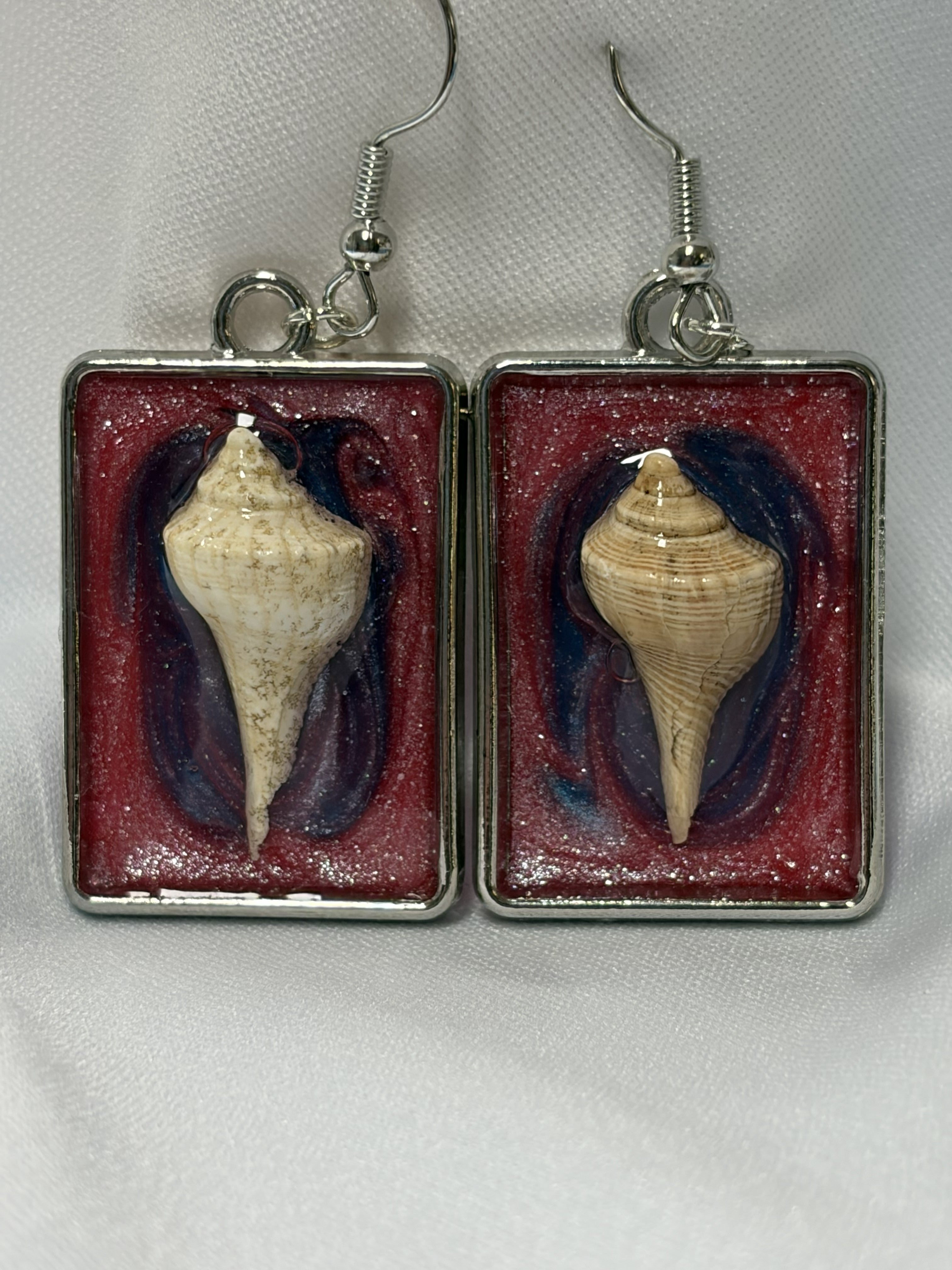 Patriotic Coastal Whisper Earrings