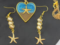 Golden Shore Starfish Jewelry Set
