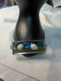 Blue Ocean Resin Seashell Bracelet