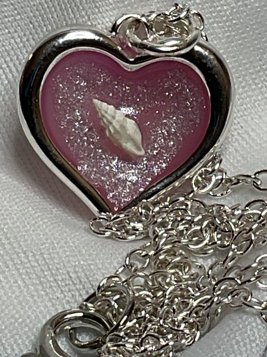 Blush Tide Heart Necklace