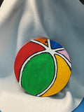 Coastal Mosaic Beach Ball Magnet