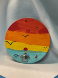 Sunset Sea Turtle Magnet