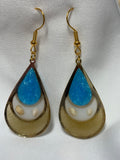 Golden Shoreline Tears Earrings