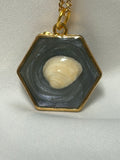 Midnight Cove Hexagon Necklace