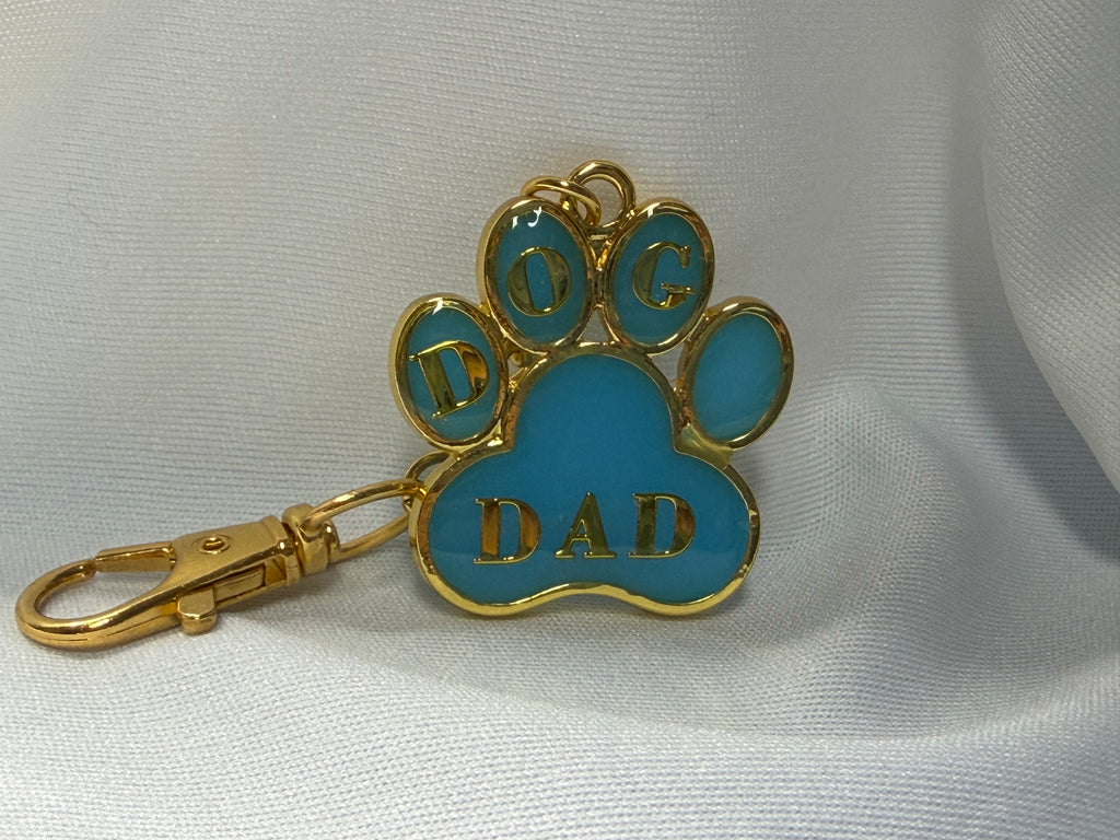 Pet Parent Paw Print Keychain Collection – Dog Mom & Dog Dad