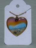 Sunset Shore Heart Necklace