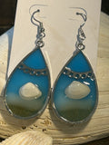 Ocean Mist Teardrop Earrings