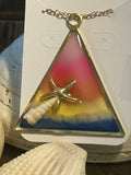 Sunset Palm Tree Necklace