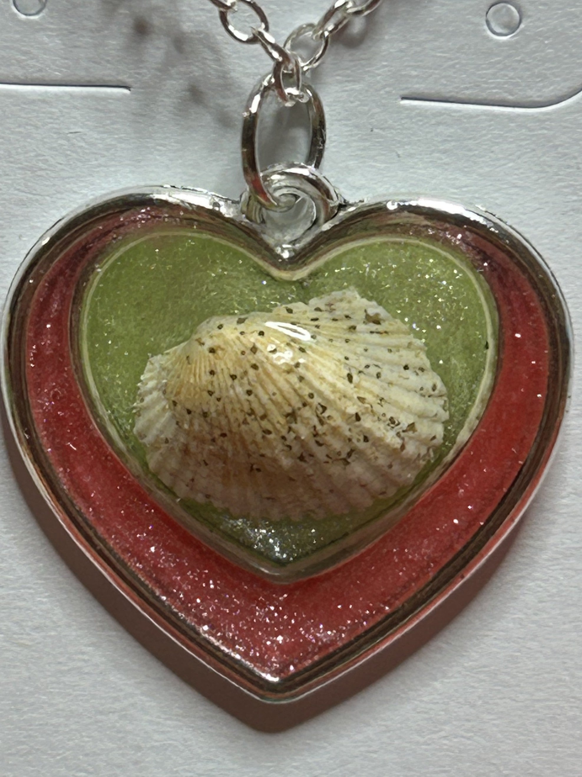 Island Bloom Heart Necklace