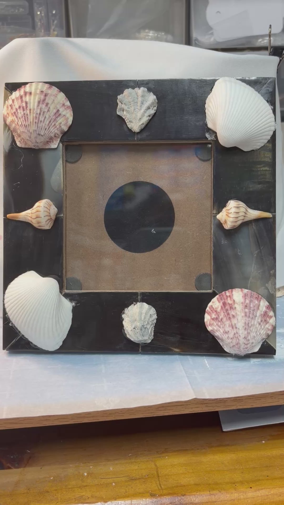 Seaside Memories Shell Picture Frame